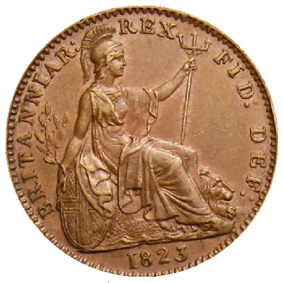 UK Farthing 1823 Value