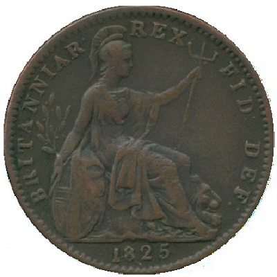 UK Farthing 1825 Value