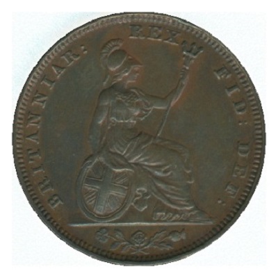 UK Farthing 1827 Value
