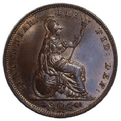 1841 UK Farthing Value