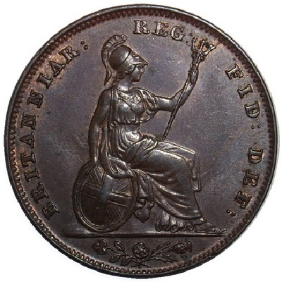 1845 UK Farthing Value