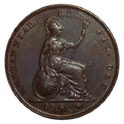 1846 UK Farthing Value