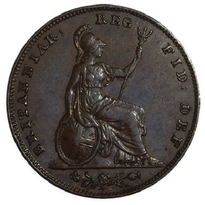 1854 UK Farthing Value