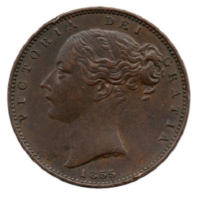 Farthing 1855 Value