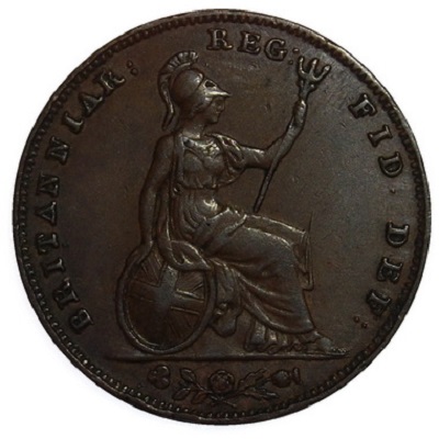 1856 UK Farthing Value
