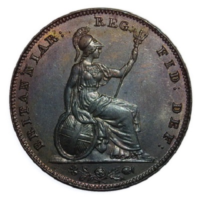 1857 UK Farthing Value