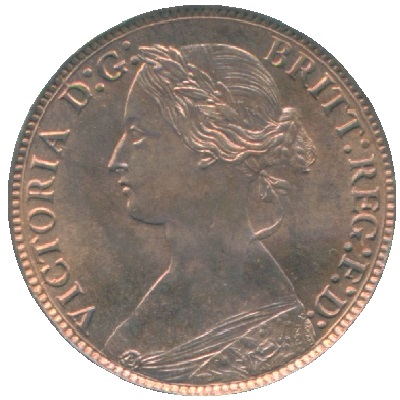 Farthing 1872 Value
