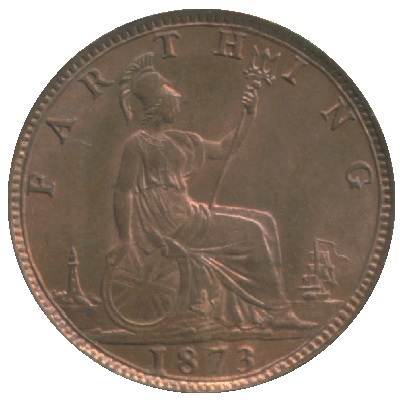UK Farthing 1873 Value