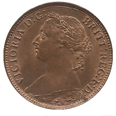 Farthing 1886 Value