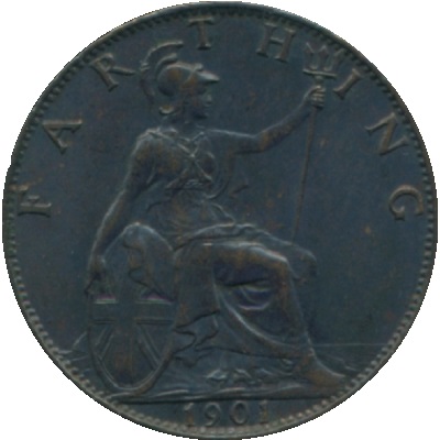 1901 UK Farthing Value