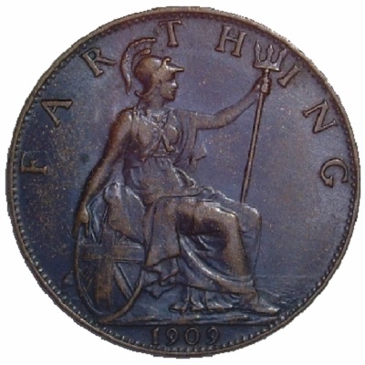 1909 UK Farthing Value