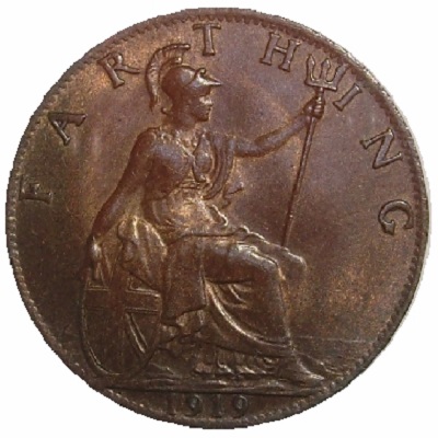 UK Farthing 1919 Value