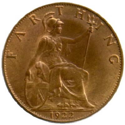 UK Farthing 1922 Value