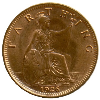 UK Farthing 1926 Value