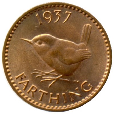 UK Farthing 1937 Value