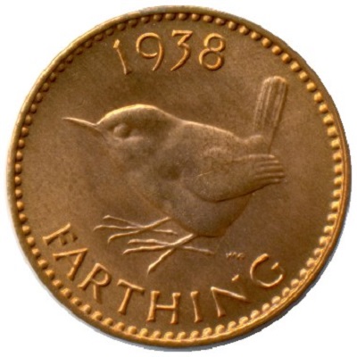 UK Farthing 1938 Value