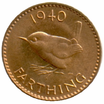 UK Farthing 1940 Value