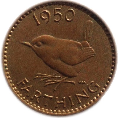 UK Farthing 1950 Value