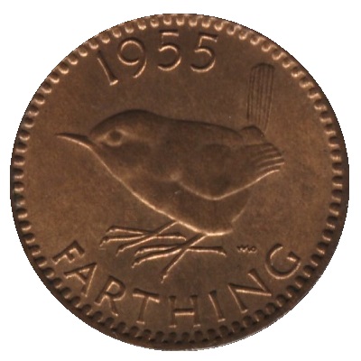 UK Farthing 1955 Value