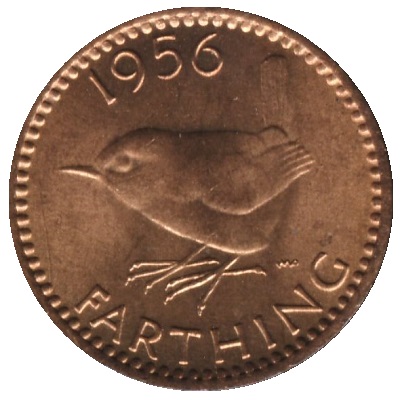UK Farthing 1956 Value
