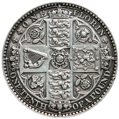 UK Florin 1849 Value