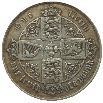 UK Florin 1856 Value