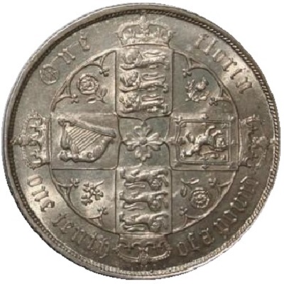 UK Florin 1866 Value