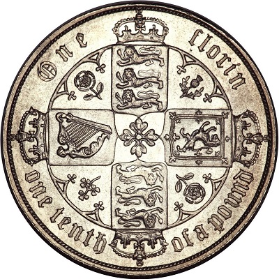 UK Florin 1870 Value