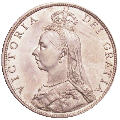 1892 UK Florin | 1892 two-shilling piece