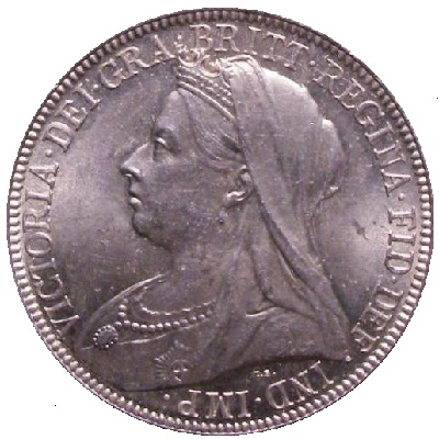 1898 UK Florin | 1898 two-shilling piece