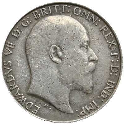 1907 UK Florin | 1907 two-shilling piece