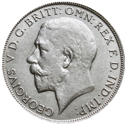 1921 UK Florin | 1921 two-shilling piece