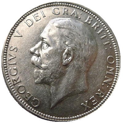 1928 UK Florin | 1928 two-shilling piece