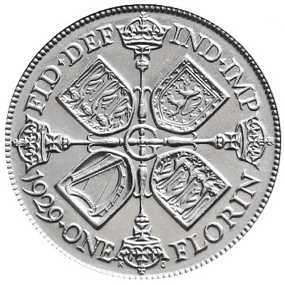 UK Florin 1929 Value