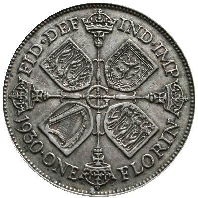 1930 Two Shillings Value