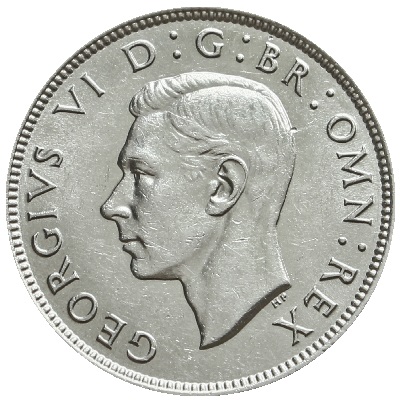 1937 UK Florin | 1937 two-shilling piece