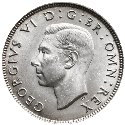 1941 UK Florin | 1941 two-shilling piece