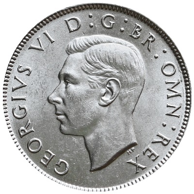 1945 UK Florin | 1945 two-shilling piece