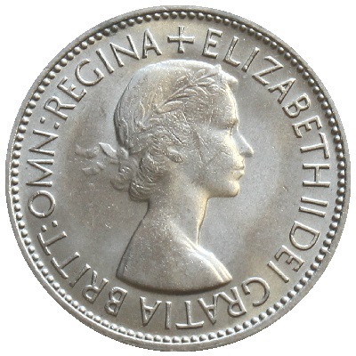 1953 UK Florin | 1953 two-shilling piece