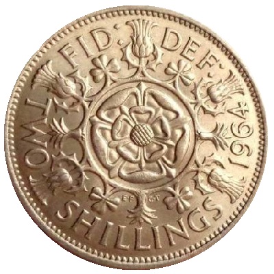 UK Florin 1964 Value