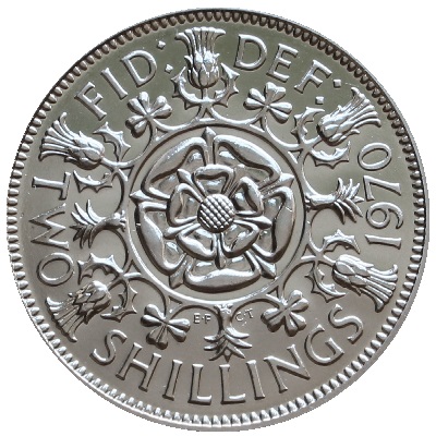 UK Florin 1970 Value