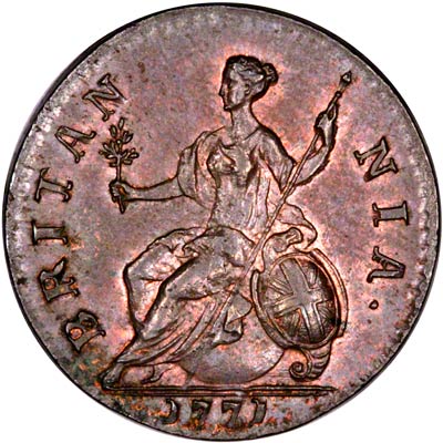 1771 UK Half Penny Value