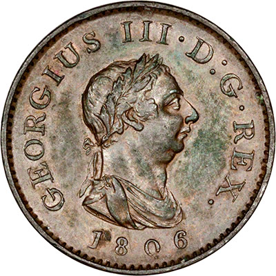 Halfpenny 1806 Value