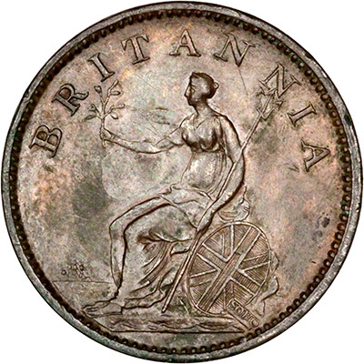 1806 UK Half Penny Value