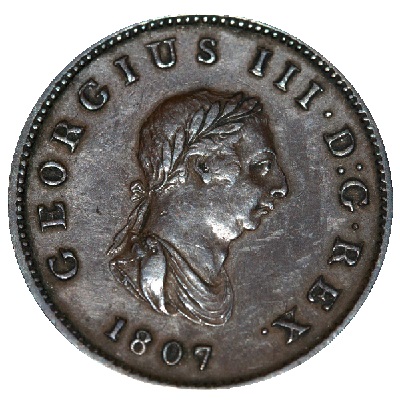Halfpenny 1807 Value