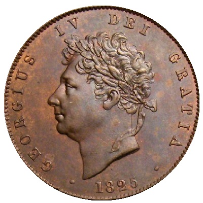 Halfpenny 1825 Value
