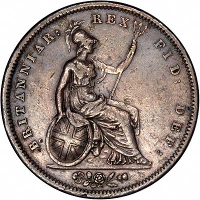 1826 UK Half Penny Value