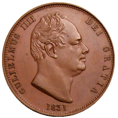 Halfpenny 1831 Value
