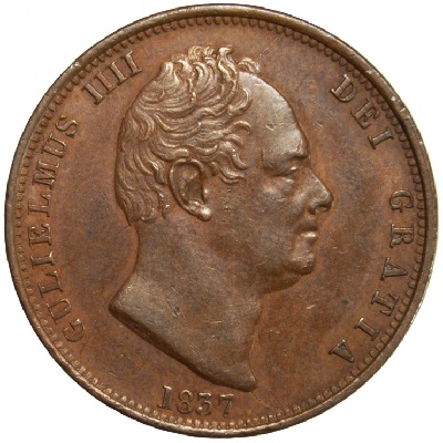 Halfpenny 1837 Value
