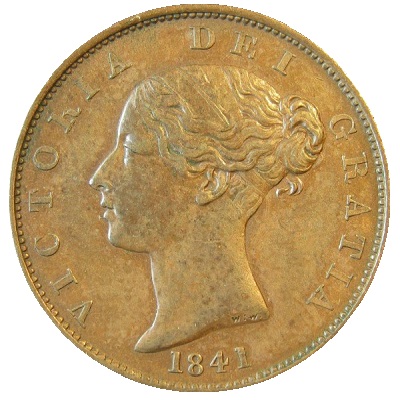 Halfpenny 1841 Value
